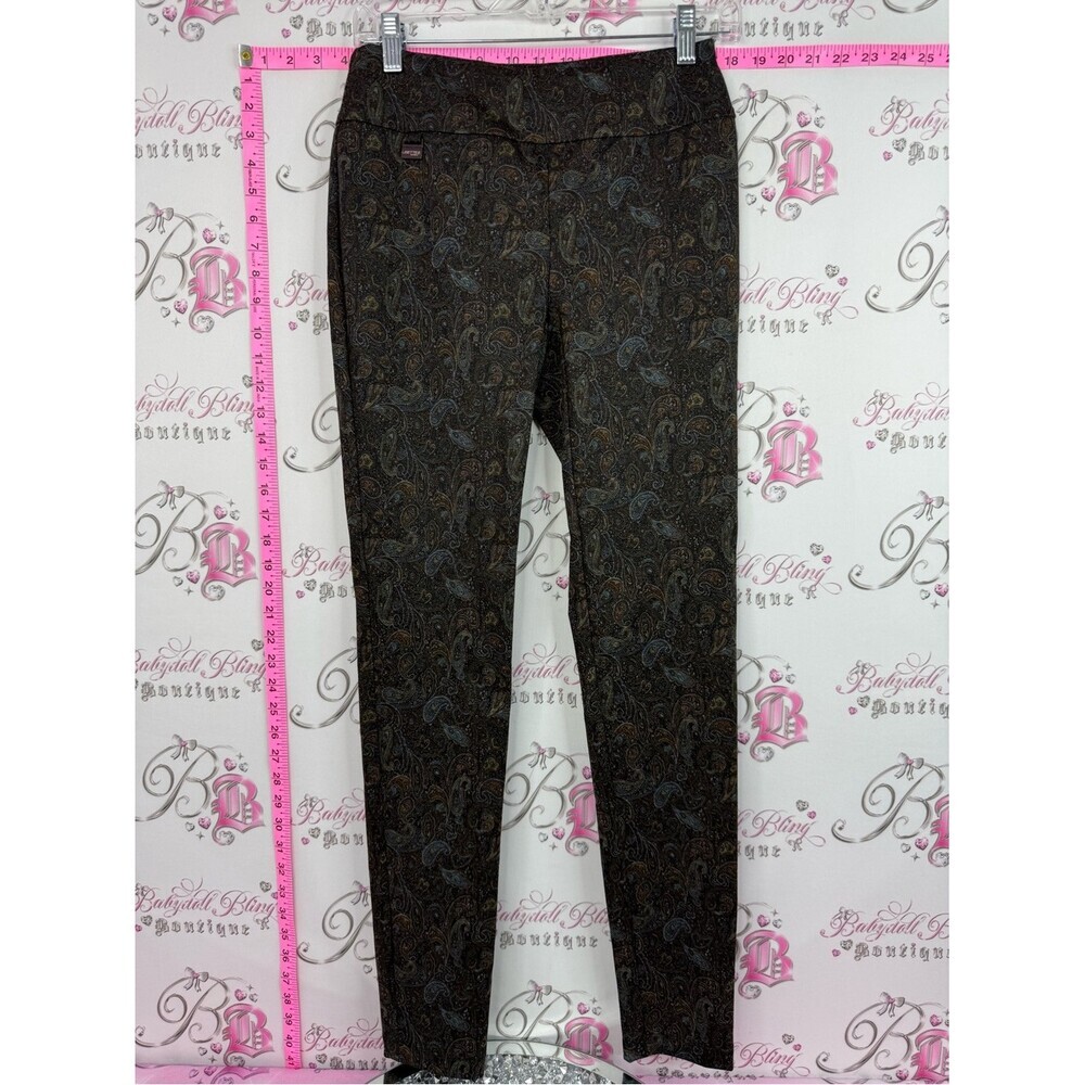 Lisette pants paisley brown black blue